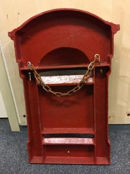 Double abattant de boîte aux lettres, en fonte, version lourde